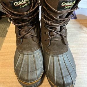 Guide Series Men's Durable Brown and Gray Boots